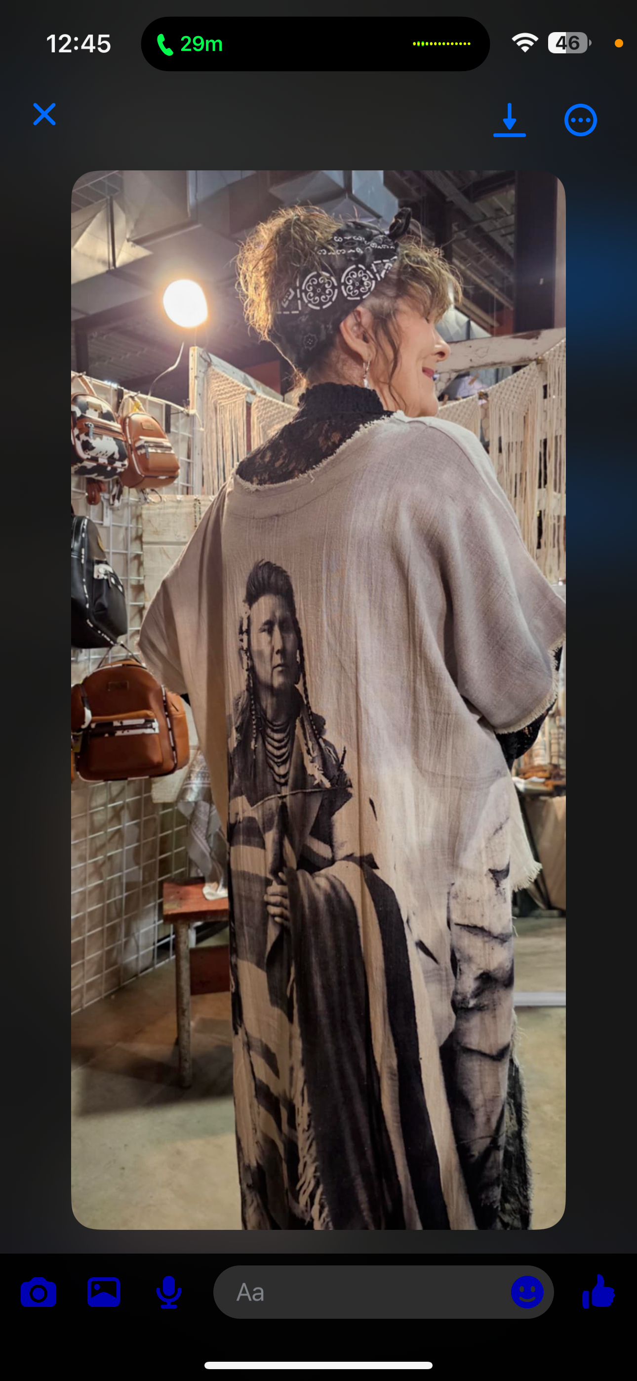 High Low Native Chief Top - Oatmeal