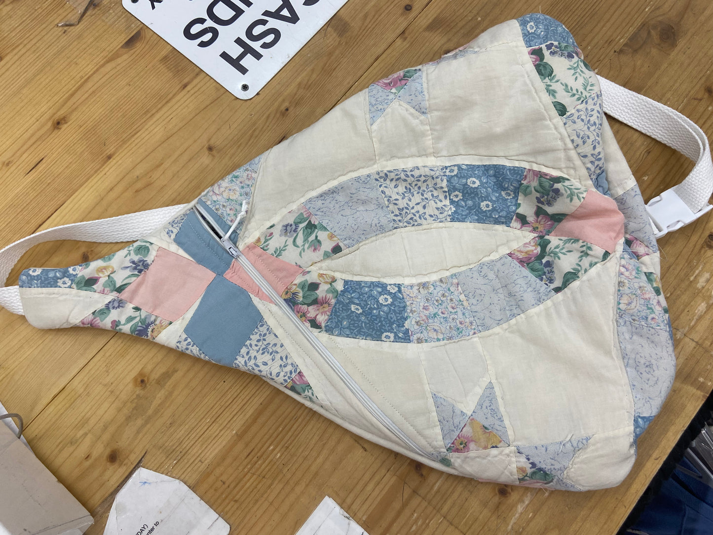 Quilted Cross Body Backpack