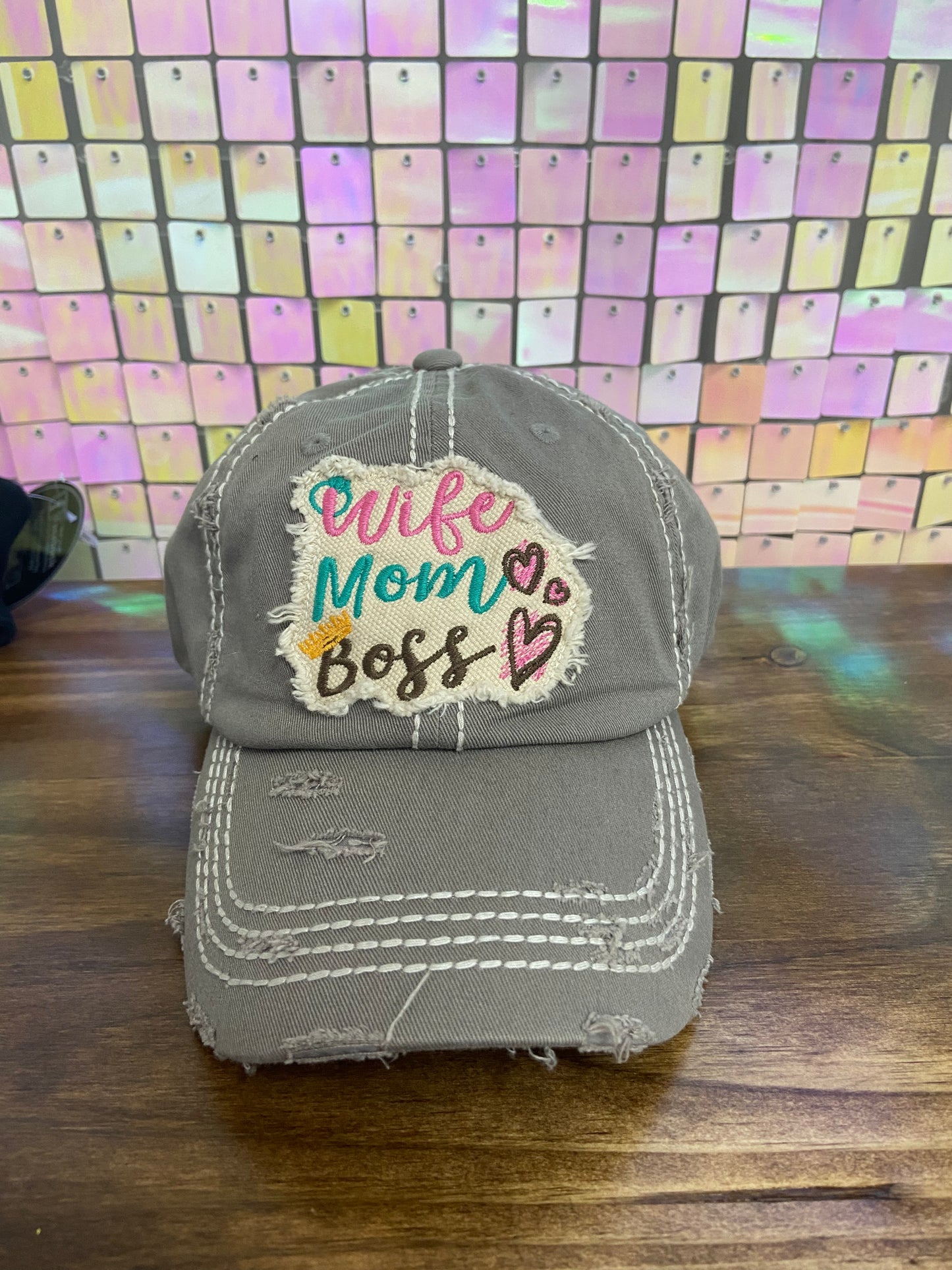 Wife Mom Boss Hat