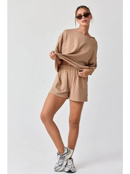 Amaya Textured Knit Top