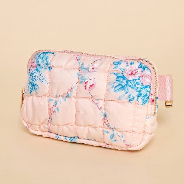 Floral Fanny Quilted Pack