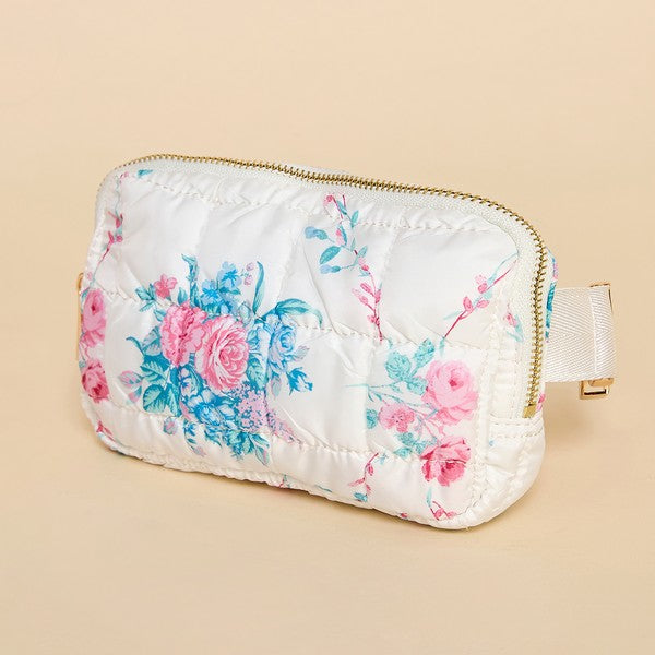 Floral Fanny Quilted Pack