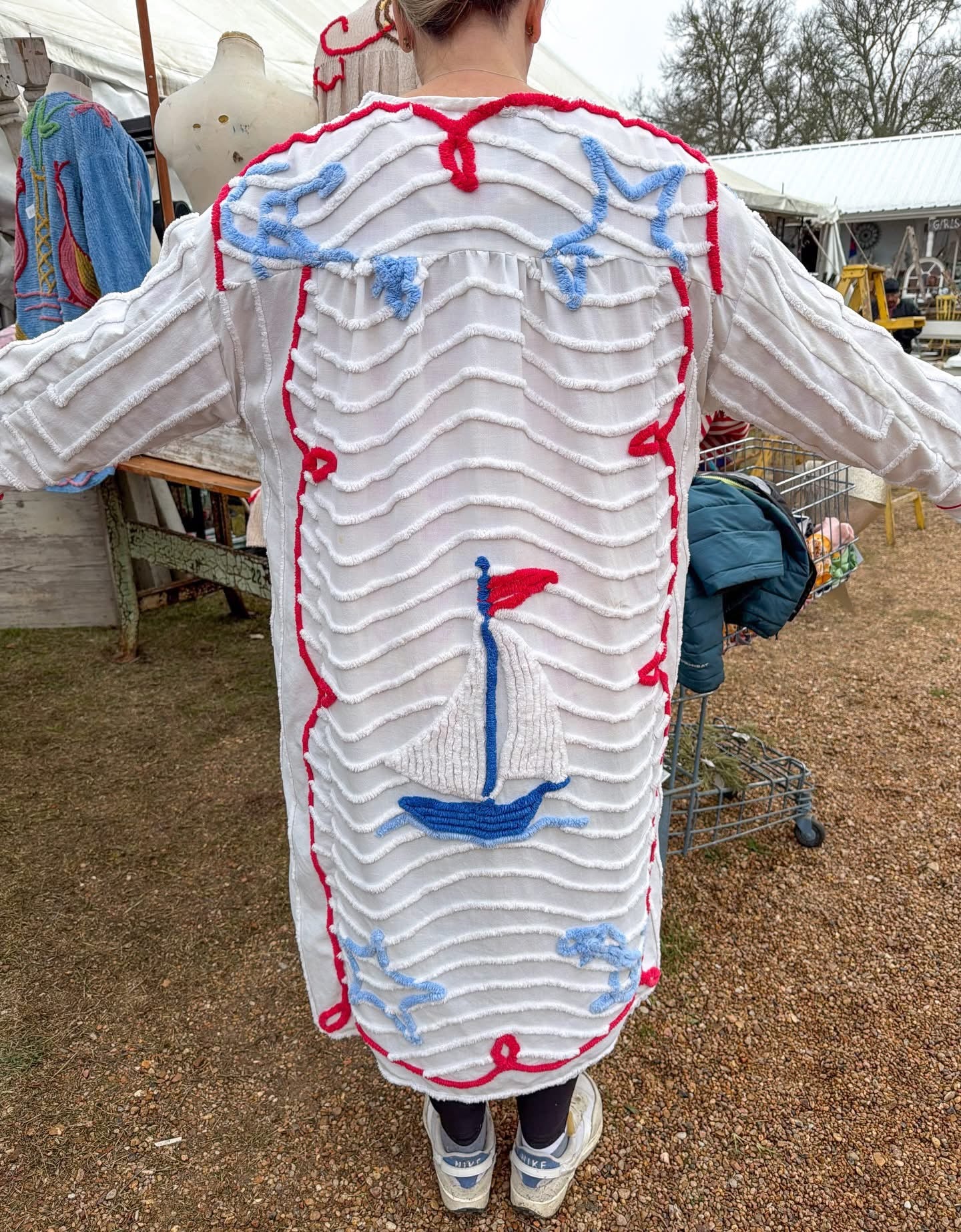 Handmade Sailboat Duster