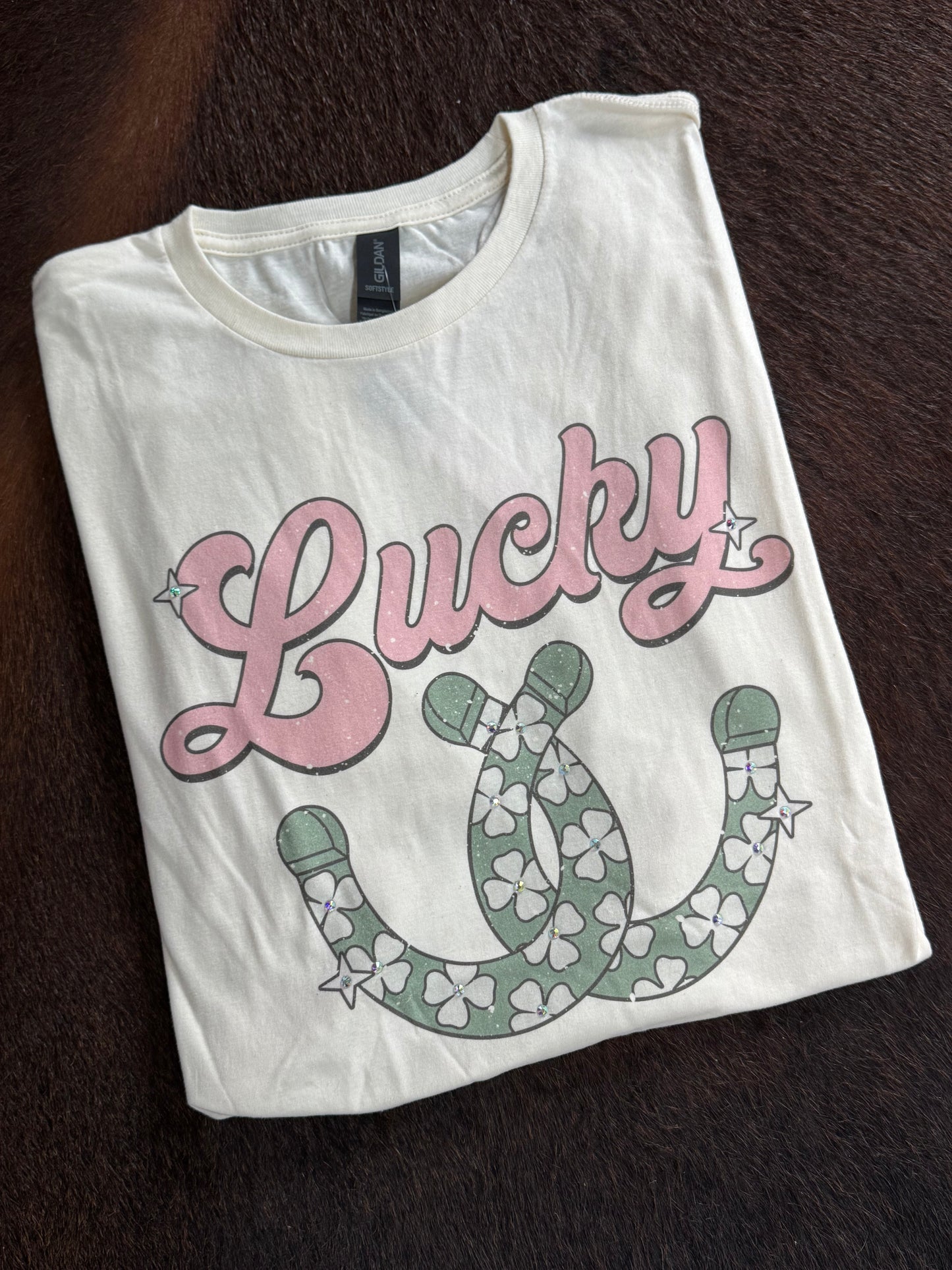 Lucky Horse Shoes Graphic Tee