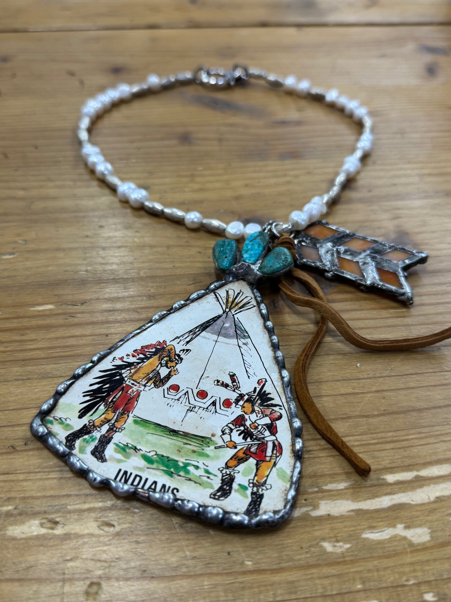 Harley & Maude Indian Tee Pee Necklace