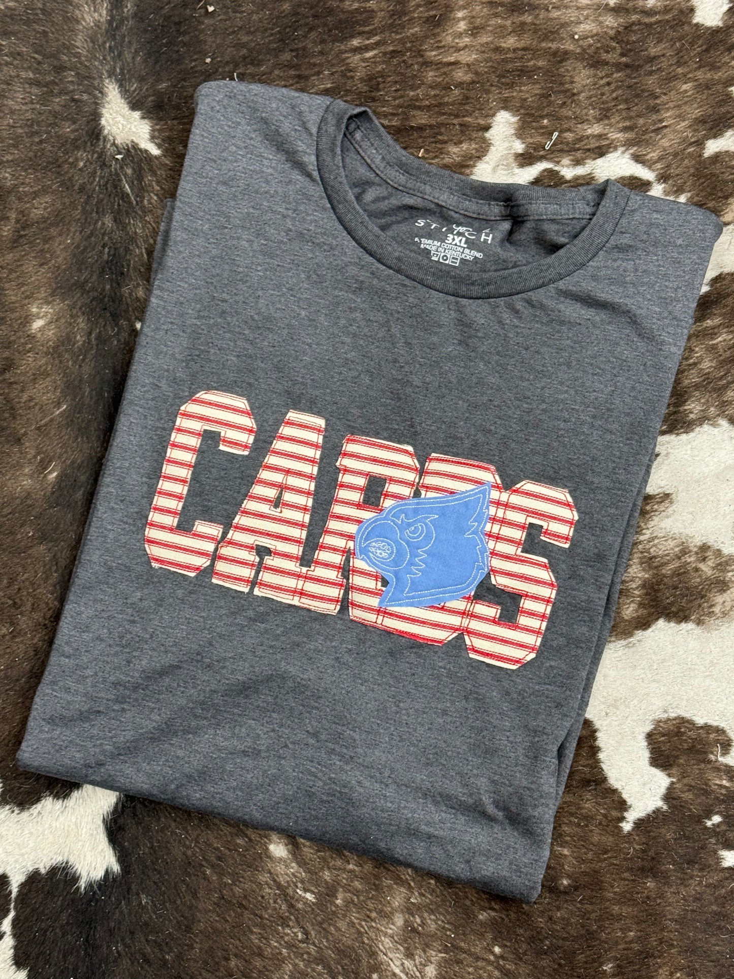 Mascot Block Game-Day Tee Grey