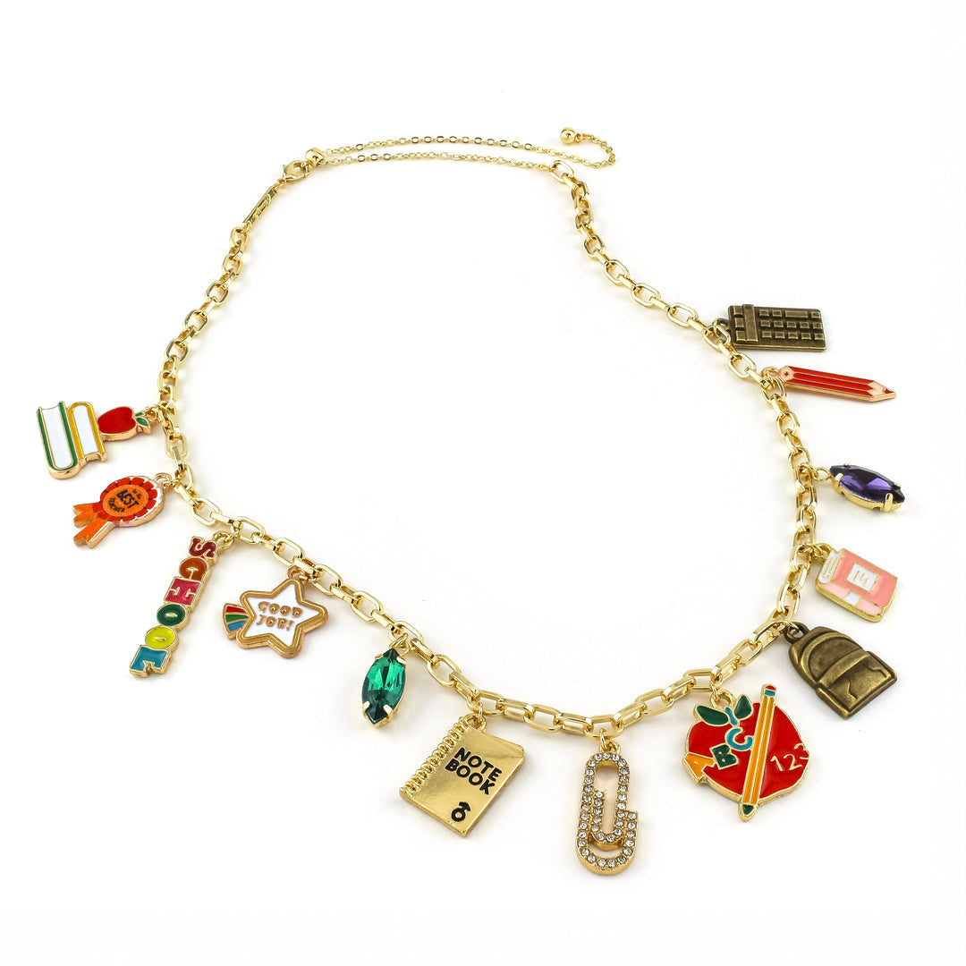 Erimish Teacher Charm Necklace