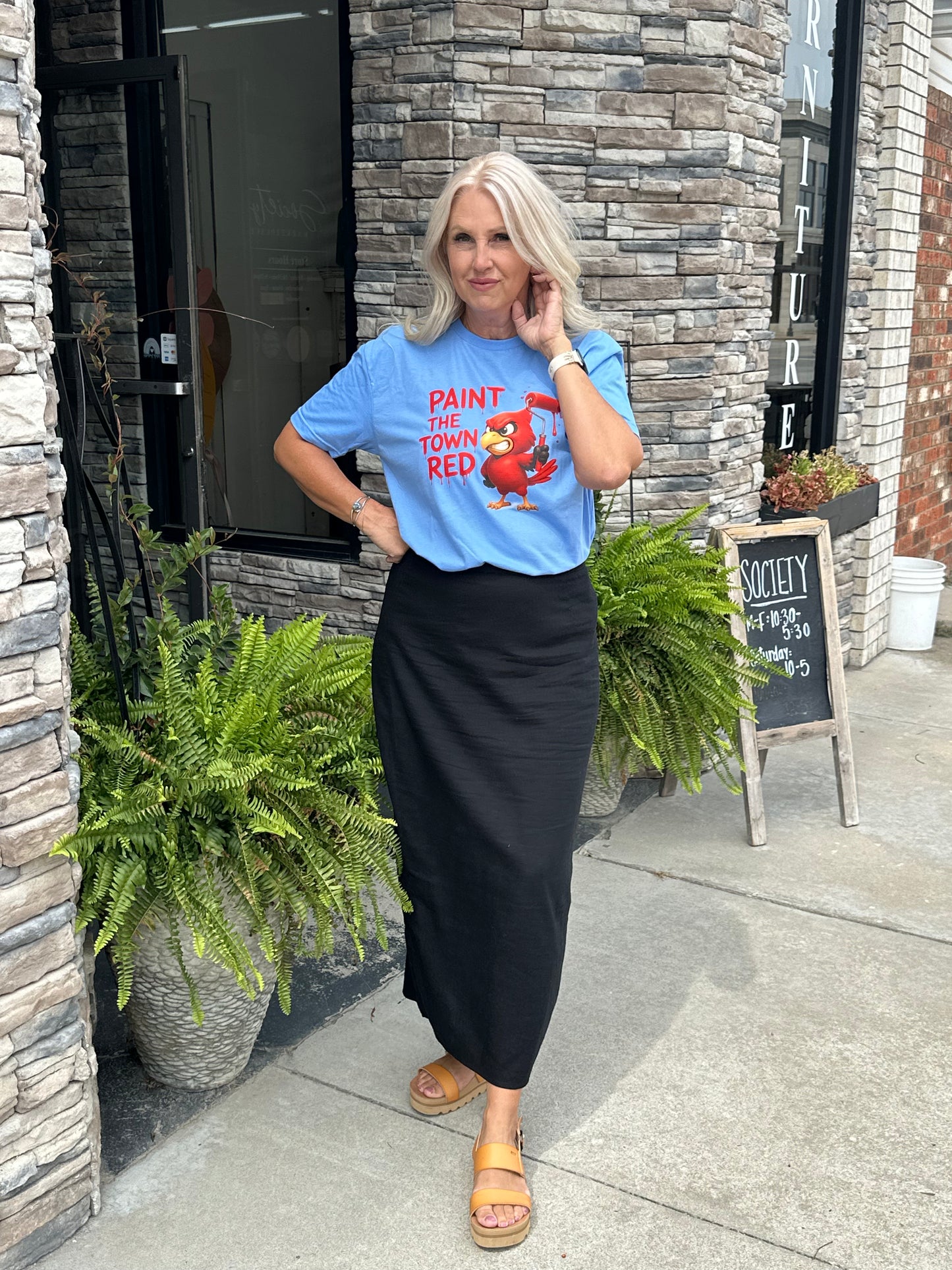 Cardinals Paint the Town Red Tee