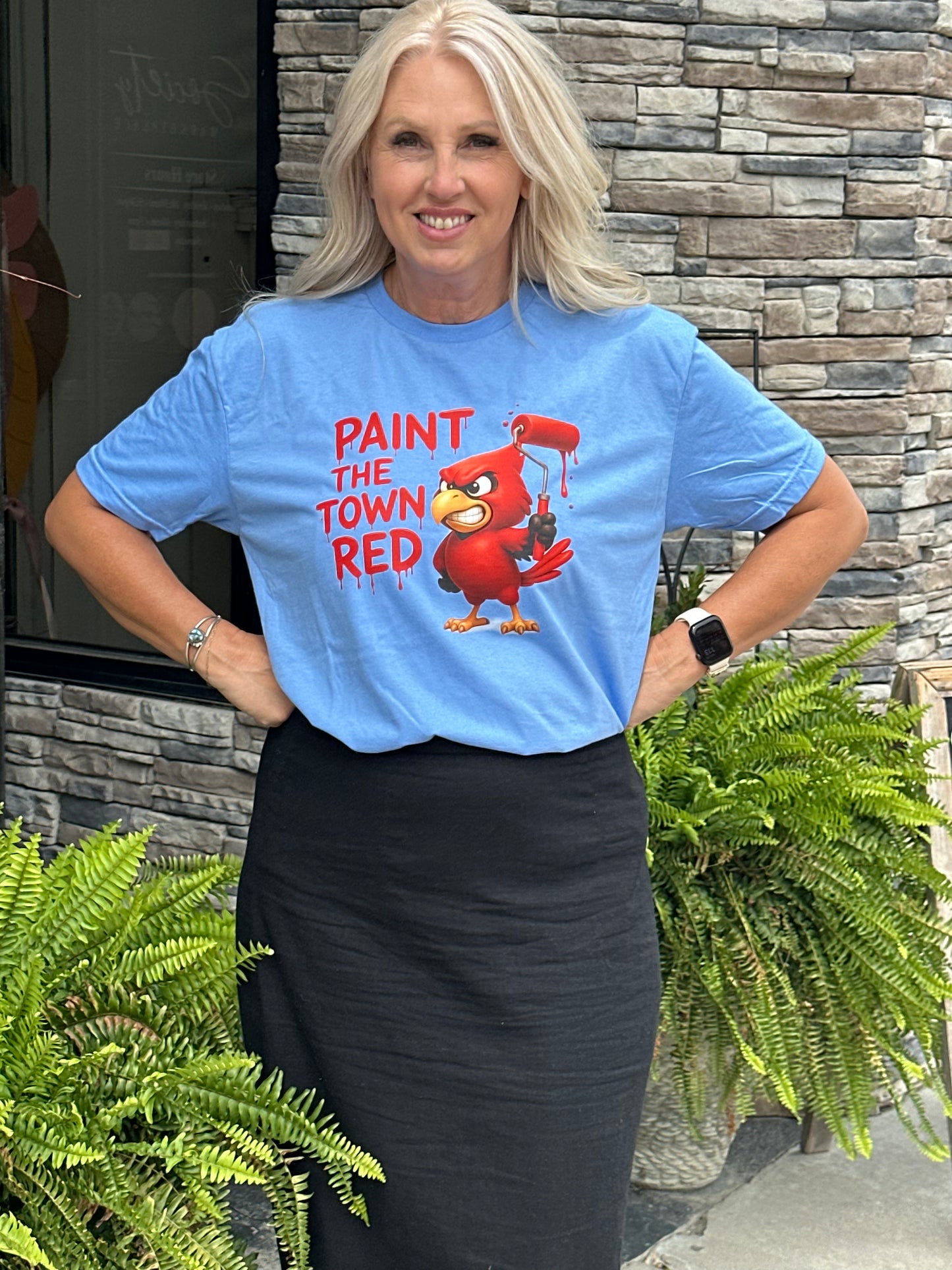 Cardinals Paint the Town Red Tee