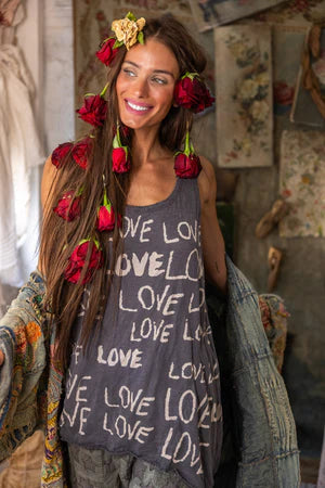 Magnolia Pearl Love Amor Paz Tank - Ozzy