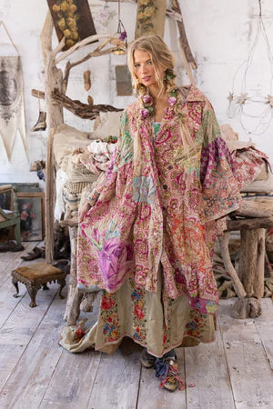 Magnolia Pearl Ysa Double-Breasted Coat - Himalayan Sea