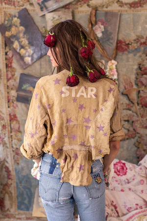 Magnolia Pearl Leather Star Inna Jacket - Moonlight