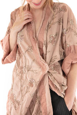 Magnolia Pearl Lilikoi Kimono - Flower