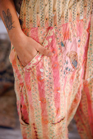 Magnolia Pearl Sunfaded Love Overalls - Sunrise Daisy