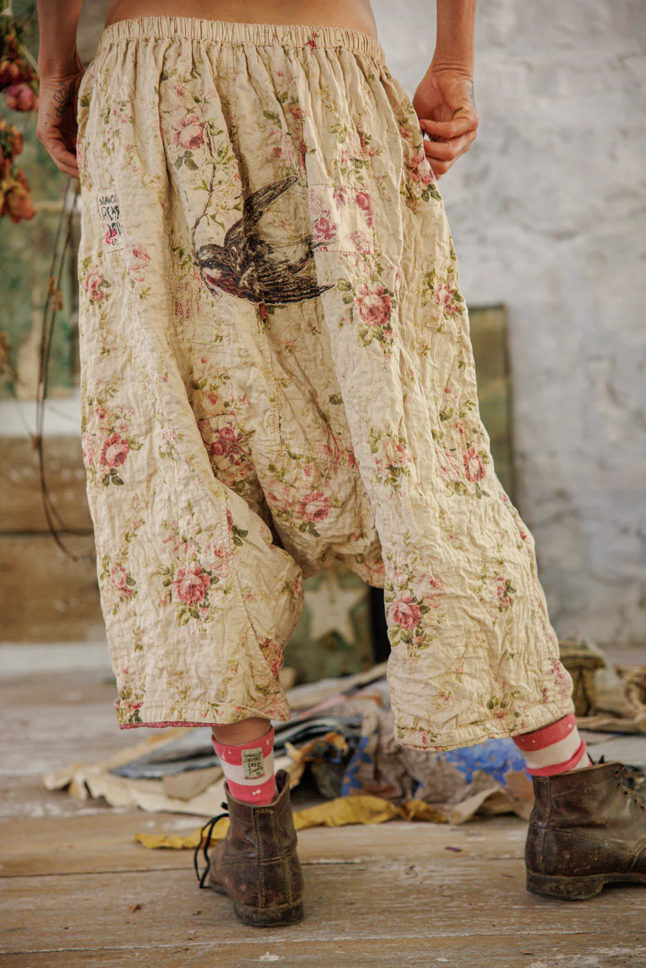 Magnolia Pearl Floral Patchwork Garçon Pants - Ronin