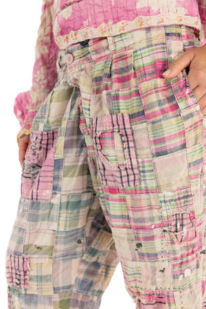 Magnolia Pearl Patchwork Charmie Trousers - Madras Pink