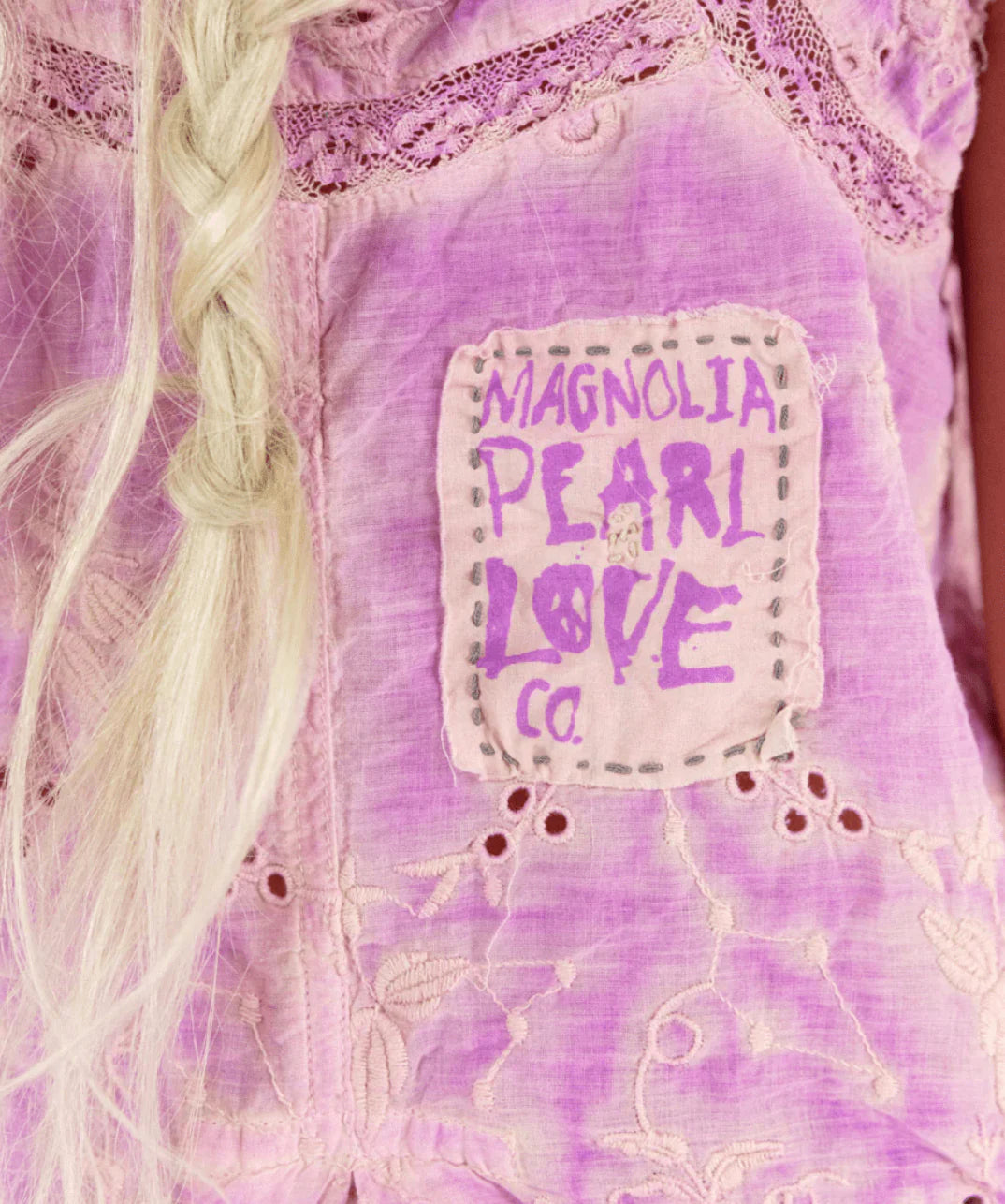 Magnolia Pearl Eyelet Clementine Tank - Purple Boba