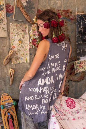 Magnolia Pearl Love Amor Paz Tank - Ozzy