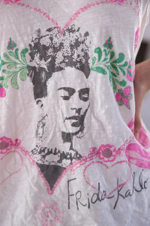 Magnolia Pearl Frida Corazón Luminoso Lana Tank - True