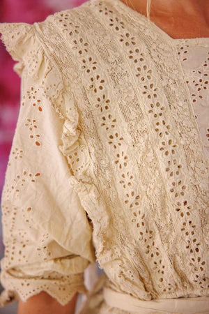Magnolia Pearl Eyelet Rosario Blouse - Moonlight