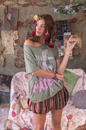 Magnolia Pearl Malibu Cherub Tee - Algae