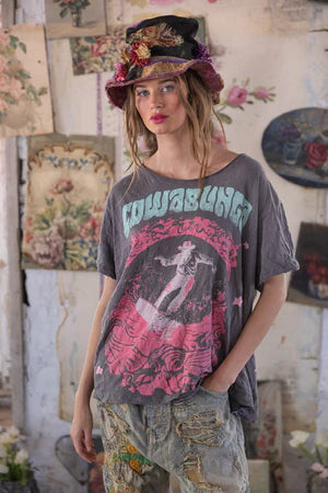 Magnolia Pearl My Spurs Cowabunga Tee - Ozzy