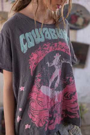 Magnolia Pearl My Spurs Cowabunga Tee - Ozzy