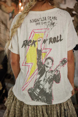 Magnolia Pearl AC/DC Rock N' Roll Tee - True