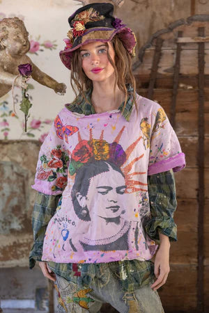 Magnolia Pearl Frida del Sol Vetiver Sweatshirt - Allium Dip Dye