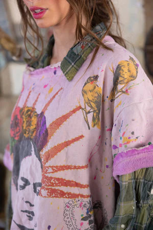 Magnolia Pearl Frida del Sol Vetiver Sweatshirt - Allium Dip Dye
