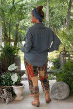 Jaded Gypsy Traveling On Pants - Patch Medley