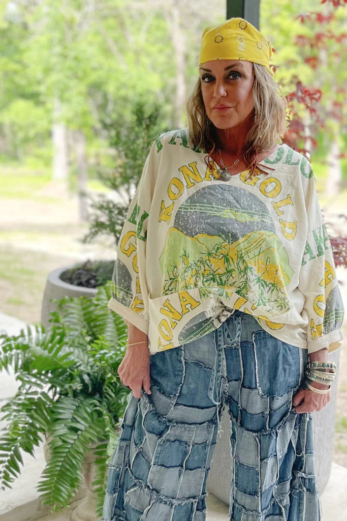 Jaded Gypsy Harvest Fields Top - Kona Gold