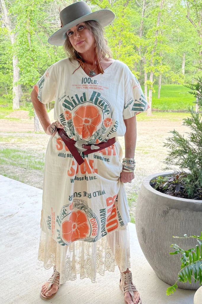 Jaded Gypsy Weekend Mercantile Dress - Rose