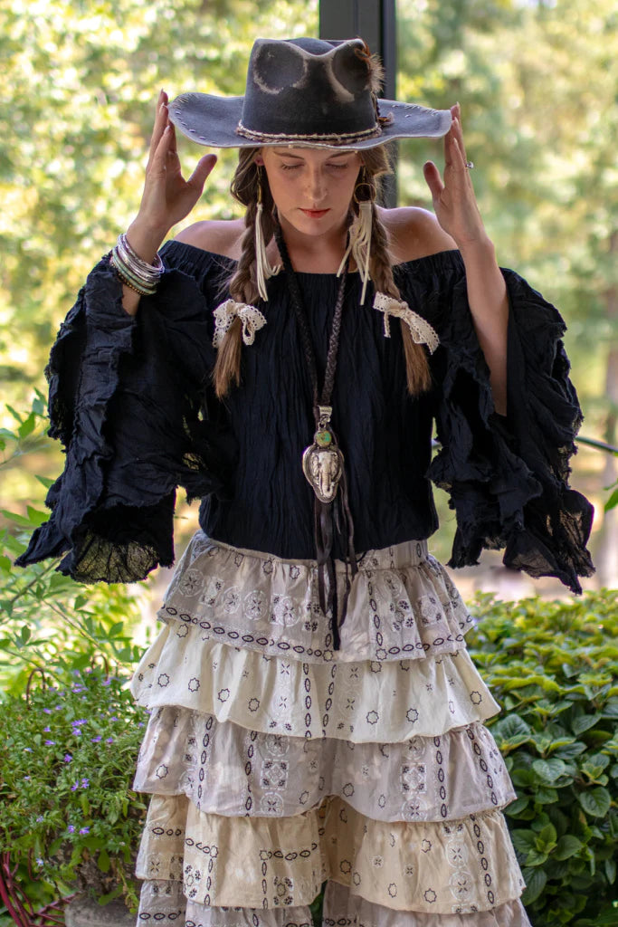 Jaded Gypsy WC Crop Top - 9 Midnight