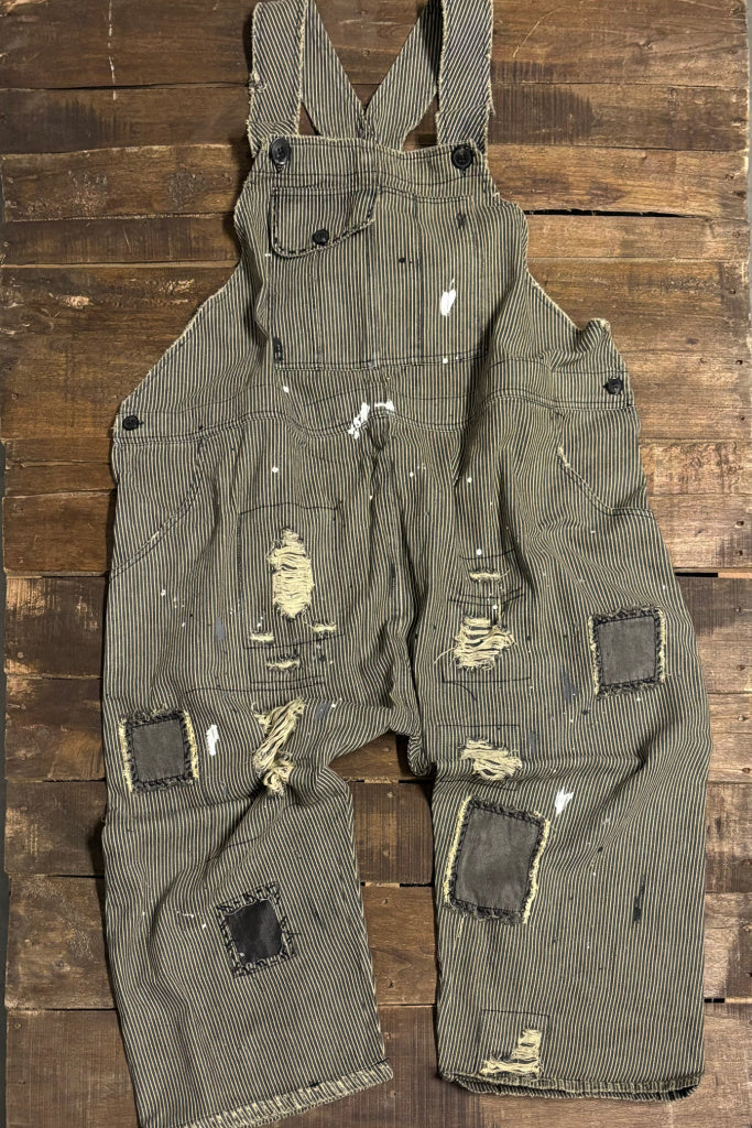 Jaded Gypsy Endless Travels Overalls - Midnight Railroad