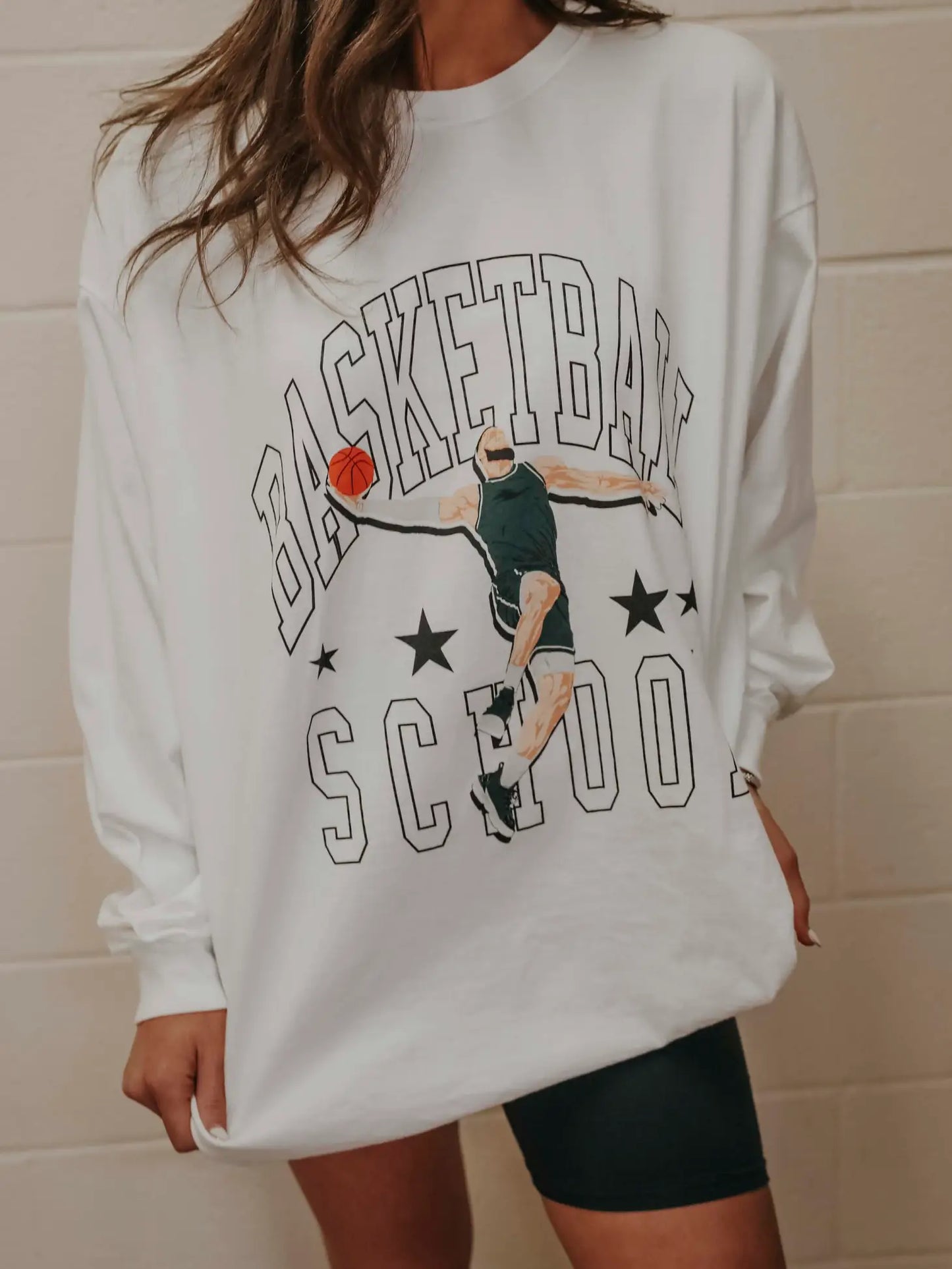 Basketball School Long Sleeve Tee