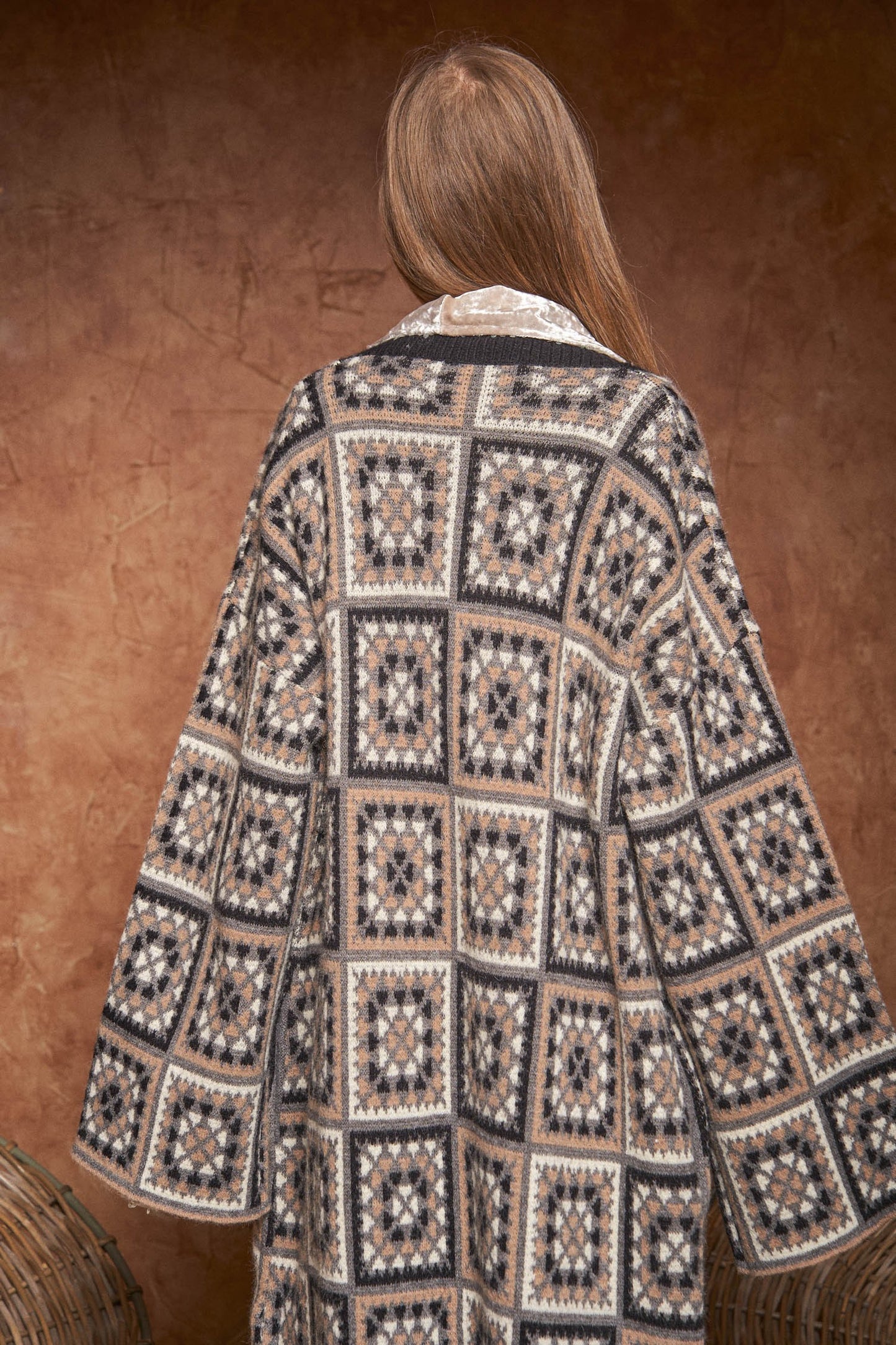 Granny Square Inspired Open Duster