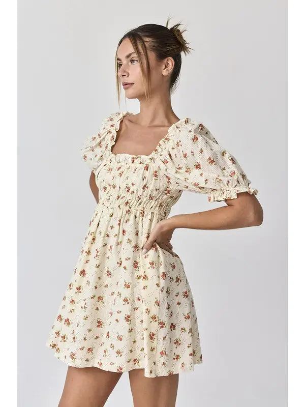 Emily Rose Babydoll Mini Dress