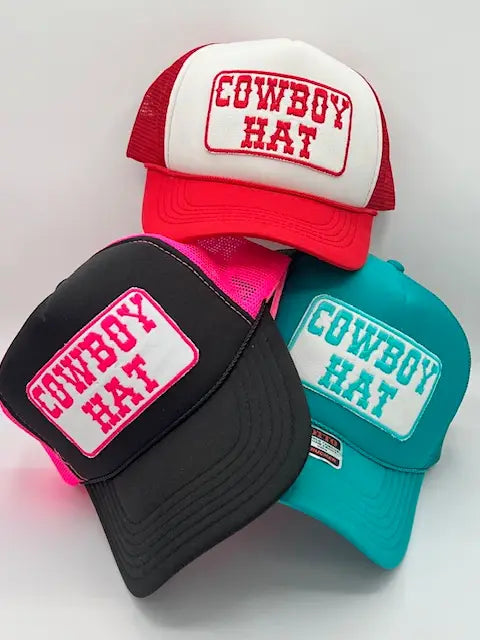 Cowboy Hat Color Foam Trucker Hat