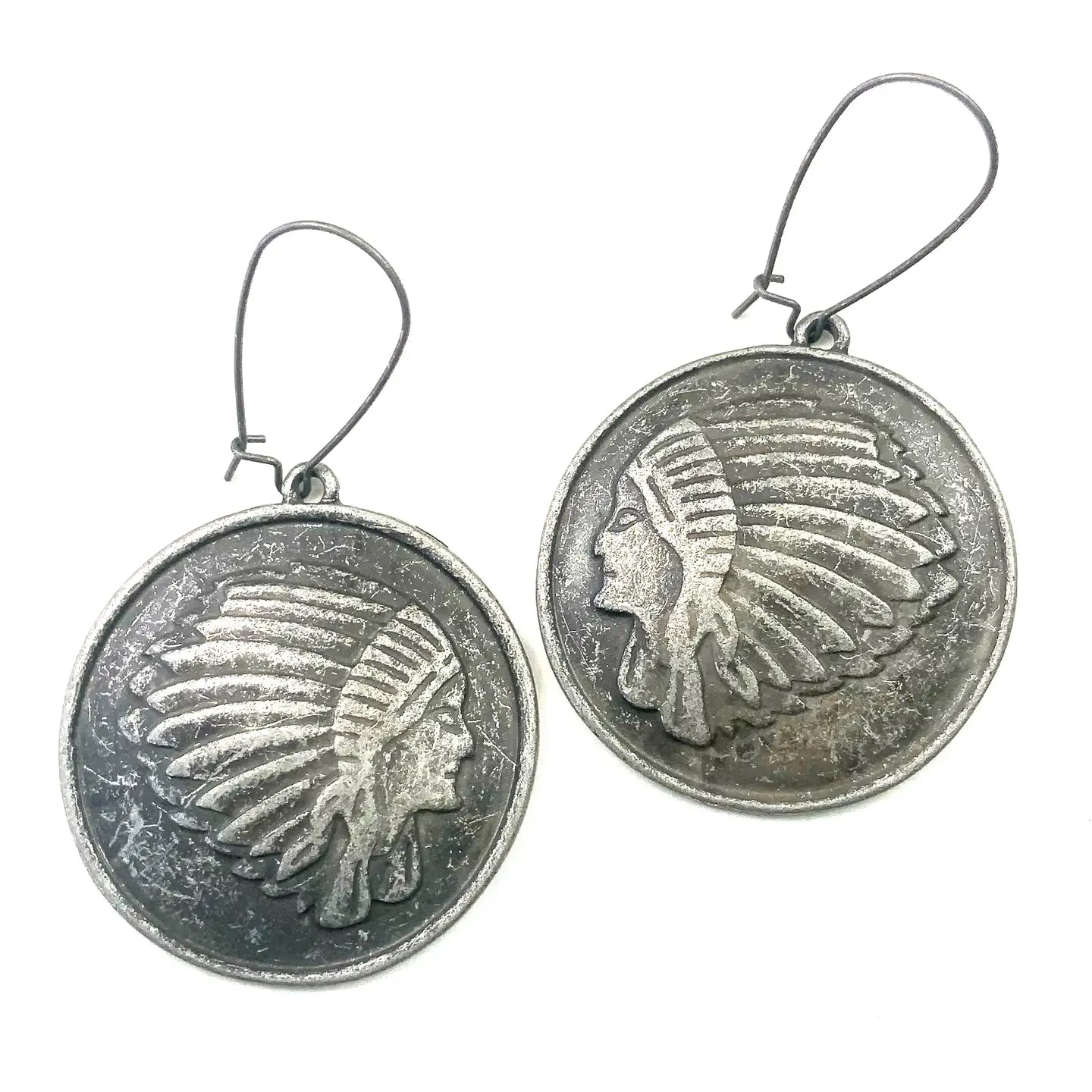 Indian Head Coin Earrings