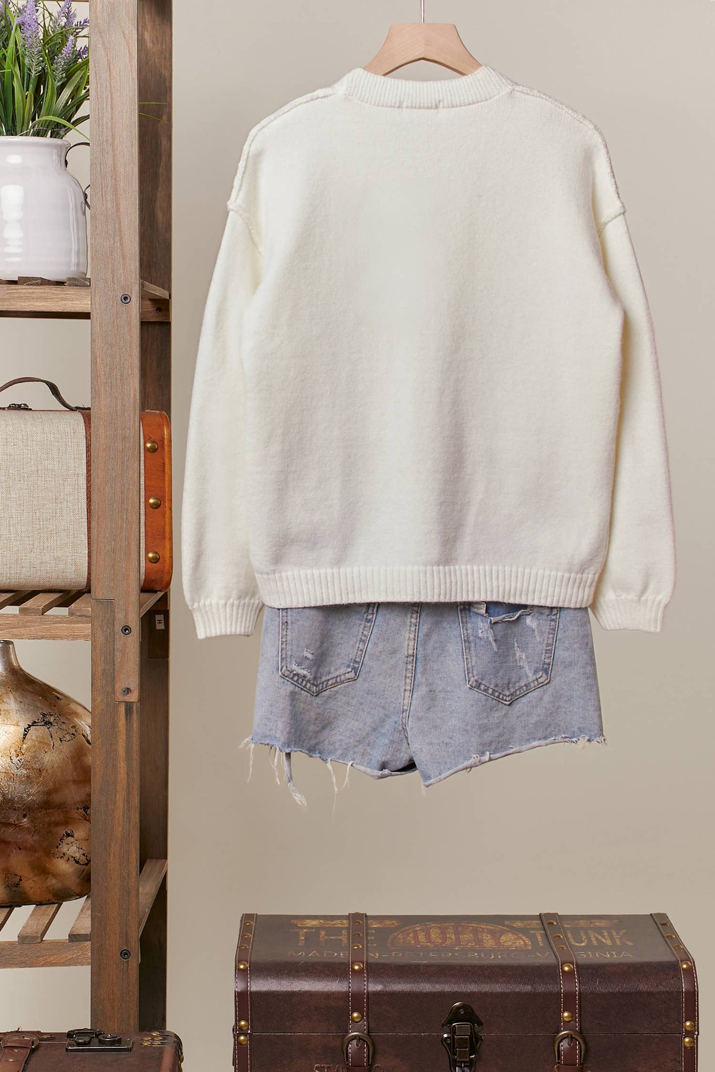 Gingerbread Patch Cardigan