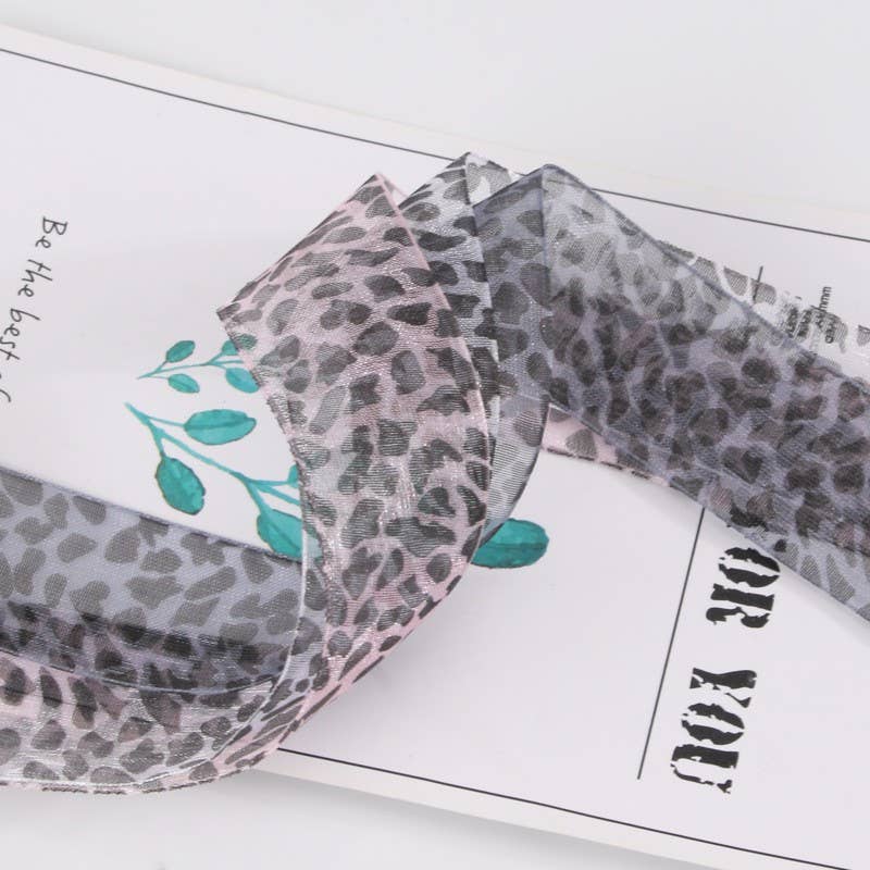 Animal Satin Organza Shoe Lace