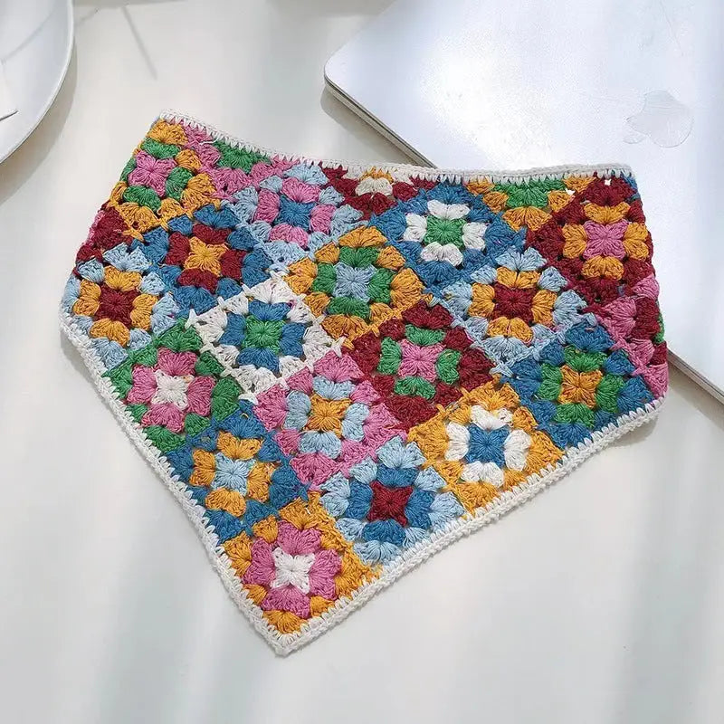 Handmade Woven Flower Headband - Multi