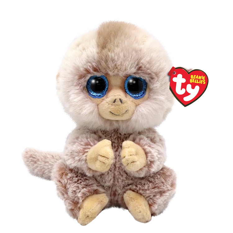 Ty Beanie Bellies Stubby Tan Monkey