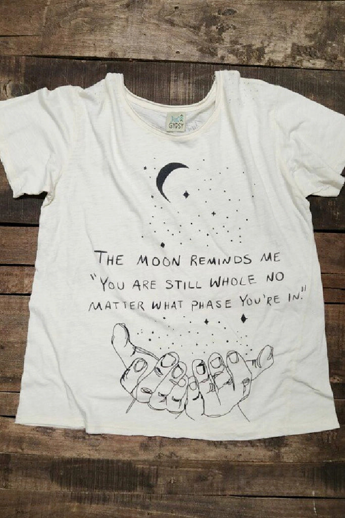 Jaded Gypsy Moon Dance Tee - Crescent Moon