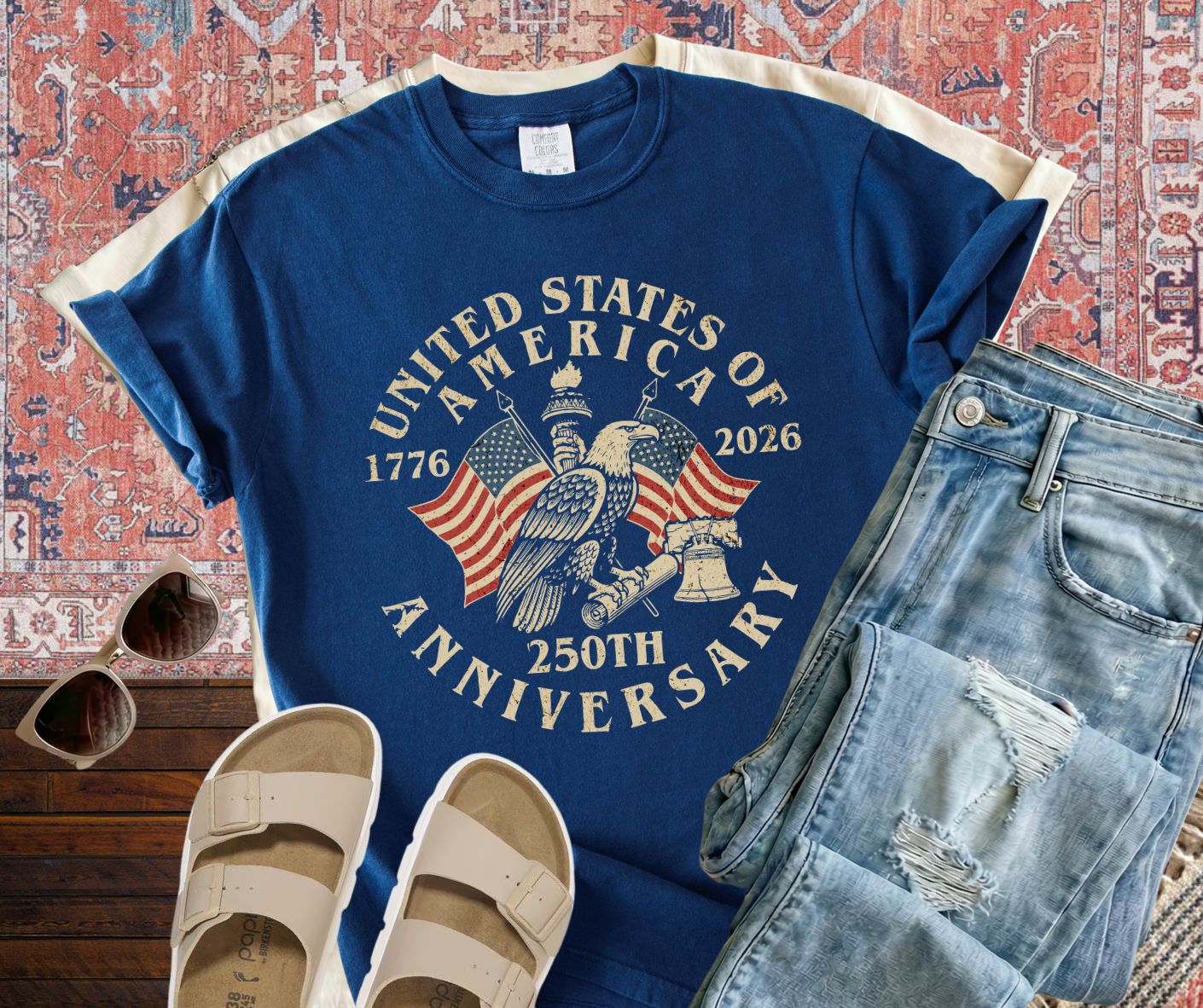 United States of America 250th NAVY Tee