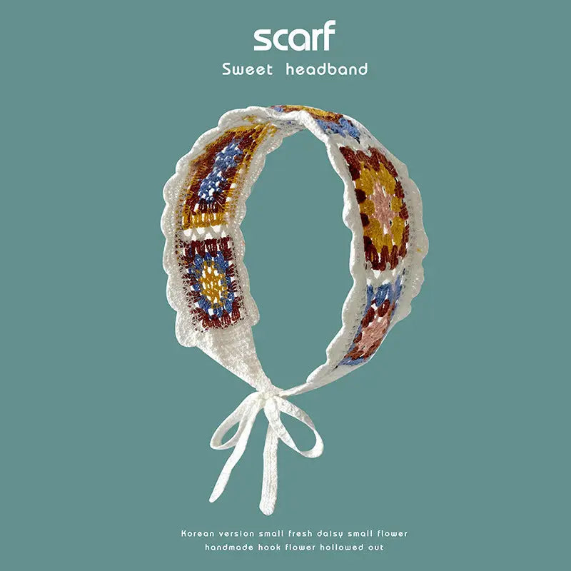 Flower Crochet Headband