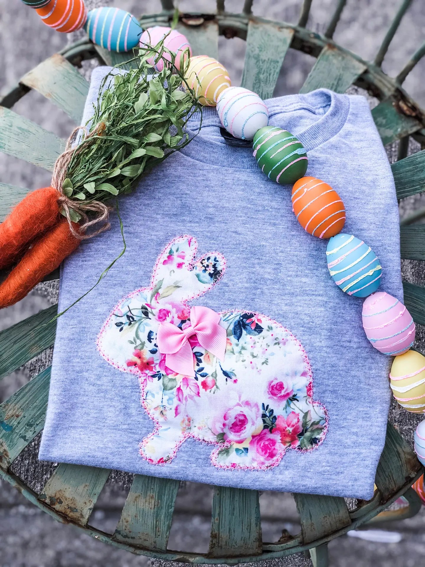 Floral Bunny Tee