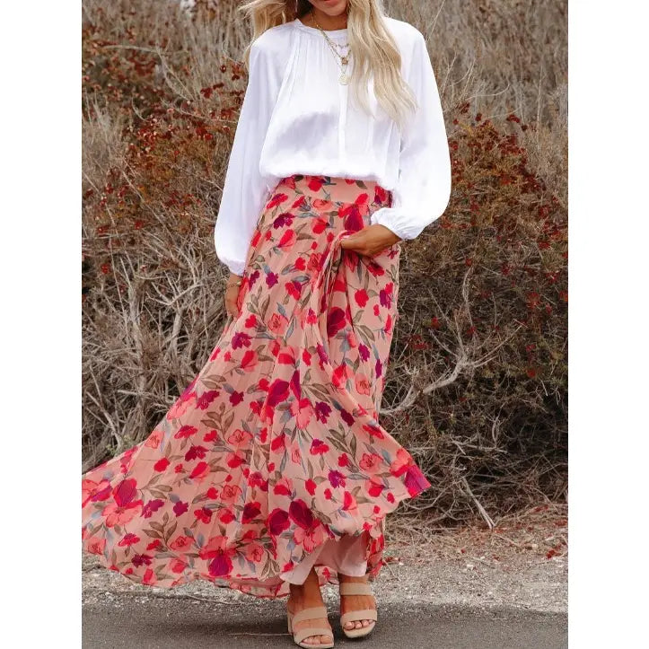Floral Maxi Skirt