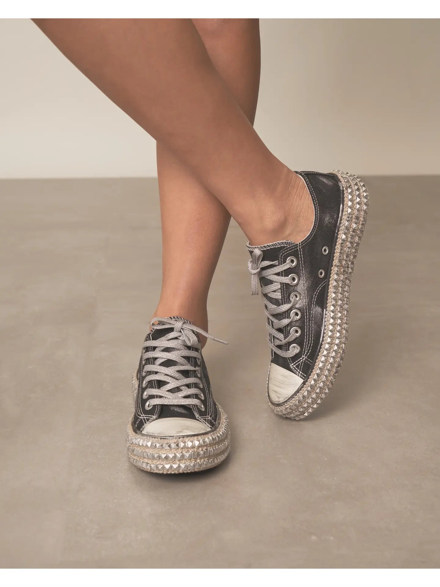 Billie Flat Sneaker - Black